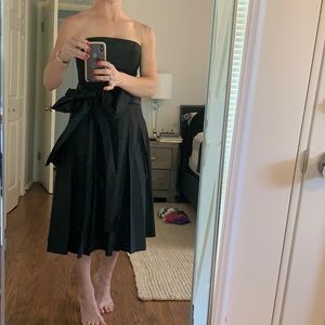 BCBG Taffeta Bow Dress